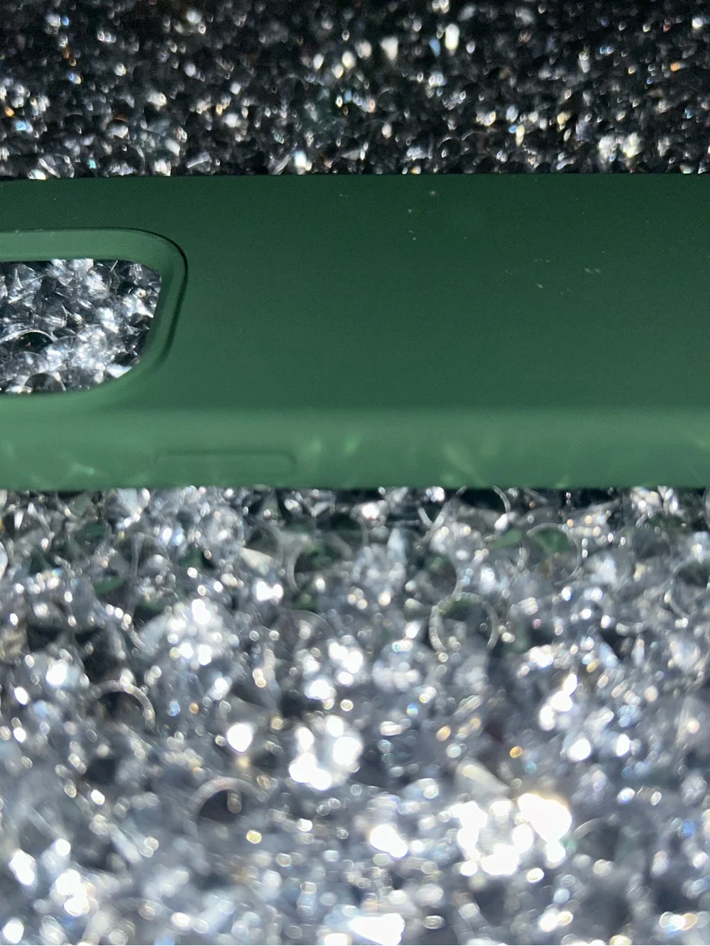 iPhone 15 pro Dark Green Silicone iPhone Case - Unbranded